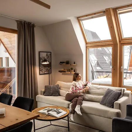 Apartment Enklawa Polany - Mountain View, Private Sauna & Natural Pool By Downtown Kościelisko